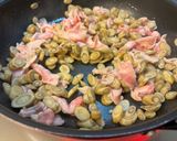 豚バラとごぼうと厚揚げの甘辛炒め。作り方3写真