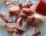 【使いきり】豚バラ肉のみかん煮作り方1写真
