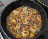 くるくる豚もも肉と根菜のにんにく生姜作り方1写真
