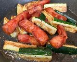 ベーコンとズッキーニのスキレット焼き！作り方9写真