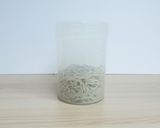 サラダポットで麺ランチ~オクラそば作り方2写真