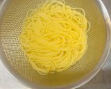 鶏もも肉とほうれん草、きのこのパスタ🍝作り方7写真