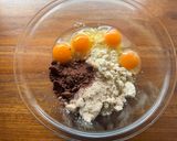 m小麦粉なし！炊飯器おからチョコケーキ作り方1写真