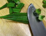 オクラと人参の胡麻和えwith肉巻き作り方5写真