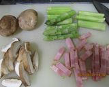 しいたけベーコンのあったかスープ😋作り方1写真
