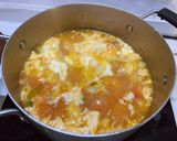 トマトと白菜の卵スープ(中華風)作り方6写真
