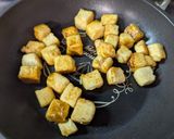 もっちり食感！木綿豆腐のバター醤油焼き作り方5写真