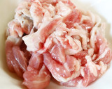 ワンパン簡単◎豚こまとトマトの酢豚風炒め作り方1写真