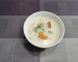 カボチャとベーコンの豆乳スープ作り方4写真