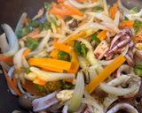 スルメイカのカレー炒め♪作り方6写真
