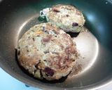なすと豆腐の味噌ハンバーグ作り方7写真