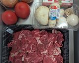 トマトたっぷり簡単ワンパンハヤシライス作り方1写真
