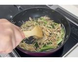 ミミガーと小松菜のめんつゆ炒め★動画あり作り方17写真