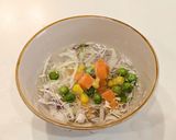 (大人用)野菜入りミルクパン粥作り方1写真