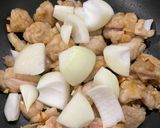 鶏肉と茄子のカルボナーラ作り方7写真