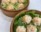 蒸篭でふんわり⭐︎ヘルシー鶏シュウマイ作り方3写真