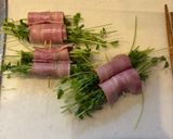 べーコンと豆苗の焼いたもの作り方2写真