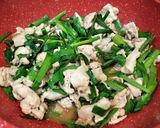 今が旬！豚肉入りニラ玉作り方6写真