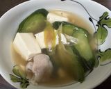 簡単：冷凍きゅうりを使った汁物作り方3写真