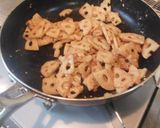 れんこんの味噌バターきんぴら作り方7写真