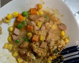 全てレンジ洋風レモンオイ味噌味炒飯弁当作り方5写真