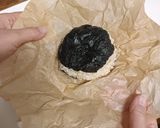 好きな具いれて、クッキングシートおにぎり作り方7写真