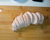 【サラダチキン活用】クリームレモンチキン作り方1写真
