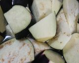 茄子と豚肉の揚げ焼きの甘辛炒め作り方1写真