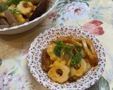 ちくわとちくわ麩のキムチ煮♪作り方3写真