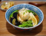 餅と豆腐と季節野菜の揚げ出し作り方8写真
