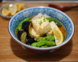 餅と豆腐と季節野菜の揚げ出し作り方8写真