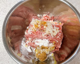 ささがきごぼうと豚ひき肉の味噌つくね作り方4写真
