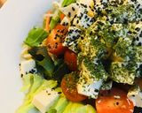 プチトマトとミニ豆腐のゴマ塩サラダ作り方1写真