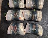 鰯の梅しそ巻き焼き🐟️🌿作り方4写真