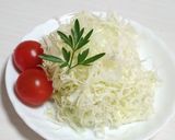 ふんわり♡時短で千切りキャベツ作り方8写真
