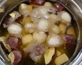 さつま芋と里芋の白煮作り方3写真