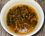 ユッケジャン茶碗蒸し風作り方1写真