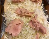 千切りキャベツとシーチキンのチーズトースト🧀作り方1写真