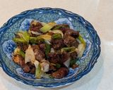【飯すすむ】鶏のネギレバ炒め作り方12写真