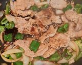 豚肩ロース厚切りの黒胡椒炒め（台湾風）作り方4写真