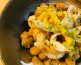 毎日の納豆●鶏皮のあまから炒め添え作り方1写真
