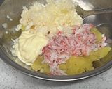 高齢者や離乳食に♡さつま芋林檎サラダ作り方3写真
