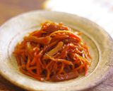 レンジで★にんじんとさつま揚げの甘醤油きんぴら作り方4写真