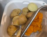 ほんのりピンクな昔ながらのポテトサラダ作り方4写真