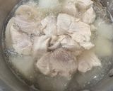 冬瓜と鶏胸肉のやさしい煮物作り方1写真