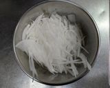 千切り大根の辛子明太子和え作り方2写真