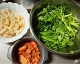 蓮根と春菊の生命力底上げサラダ作り方1写真