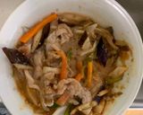 中華風簡単キムチ牛丼味回鍋肉青椒肉絲風作り方16写真