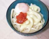 明太でラクうま♪明太うどんカルボナーラ風作り方4写真