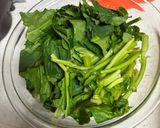 簡単副菜！ほうれん草とスパムの卵炒め作り方1写真
